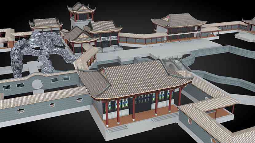 三维古韵风情建模：穿越时空的古典艺术再现