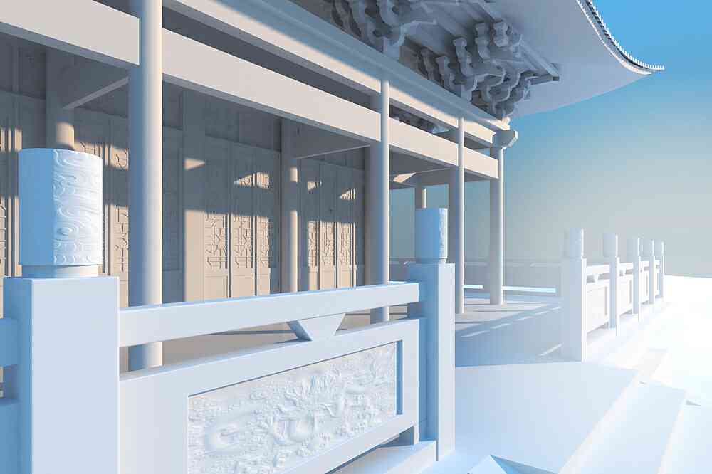 三维古韵风情建模：穿越时空的古典艺术再现