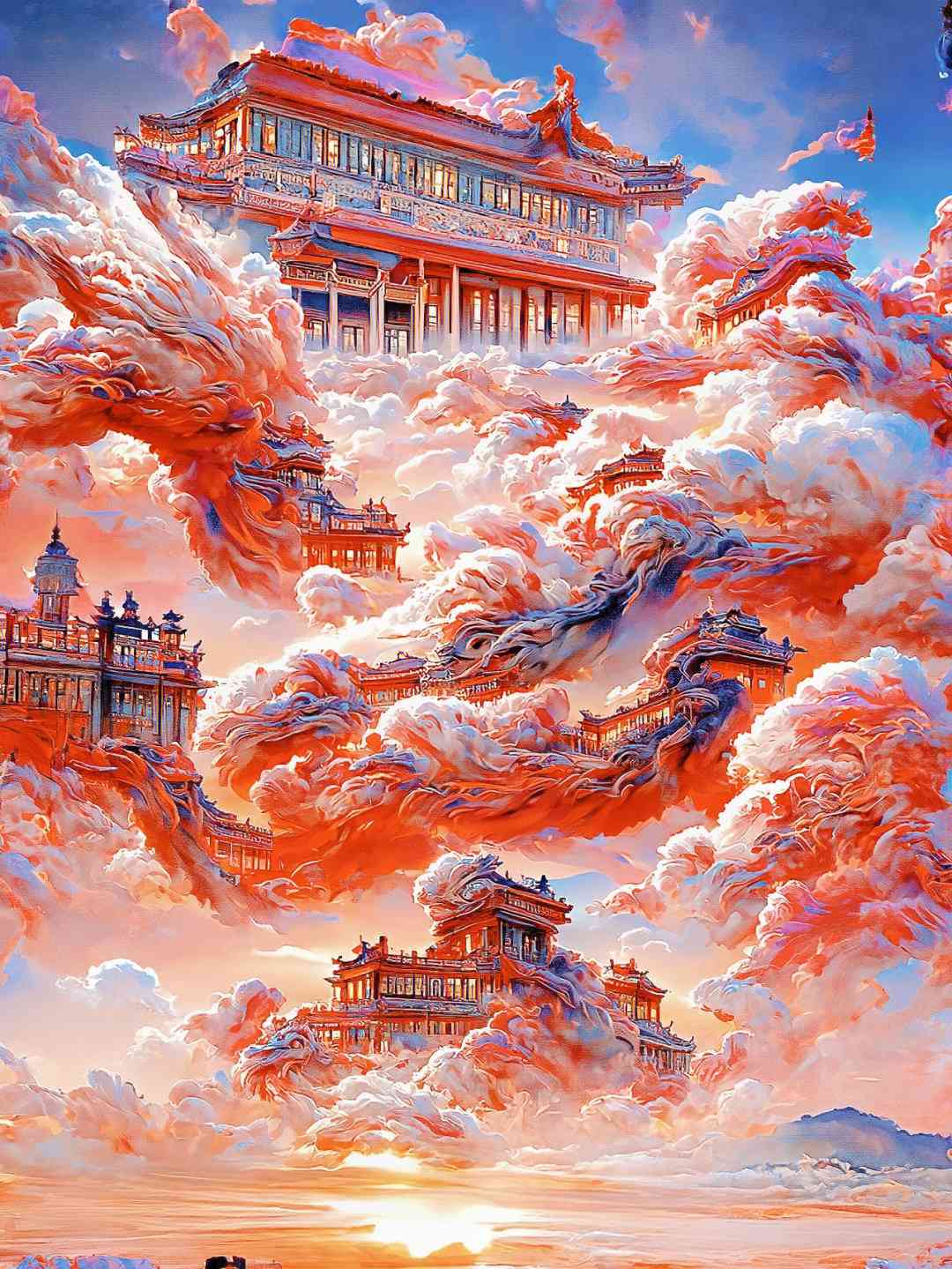 AI绘画教程：如何绘制古风云景及其多样化应用技巧