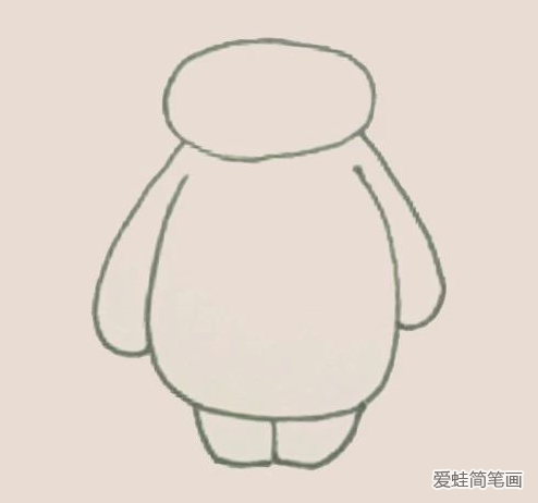 大白变身后怎么画：好看且简单的简笔画教程