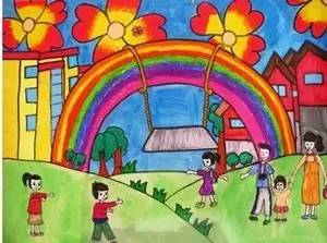 绘制梦幻彩虹瀑布：详解瀑布画法技巧