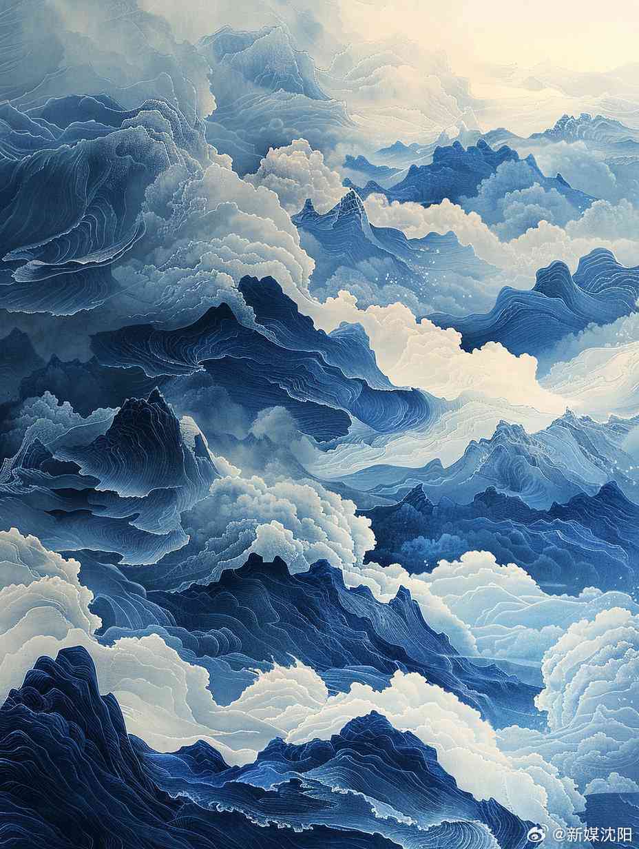 ai绘画云海文案怎么写
