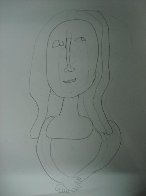 如何画娜丽莎画像：简笔画、简单步骤与素描技巧