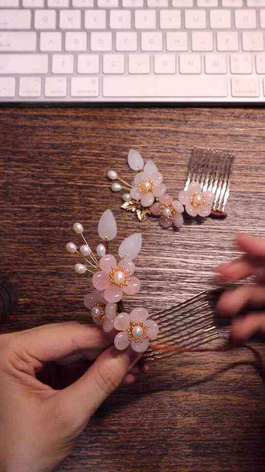 古风簪花艺术：一步步教你制作精美发簪教程