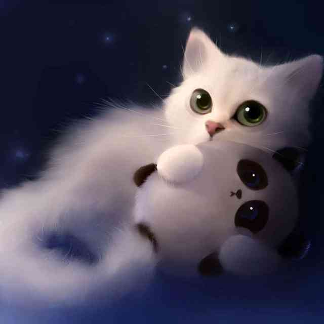璀璨星辰·猫咪头像：独特发光效果引领潮流