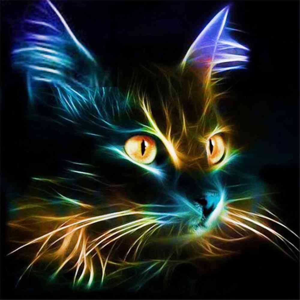 璀璨星辰·猫咪头像：独特发光效果引领潮流