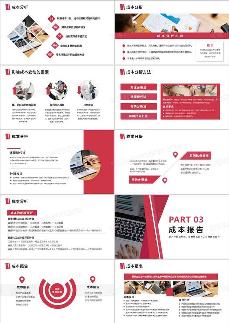 简单的财务报告ppt案例：撰写、分析与范文制作教程