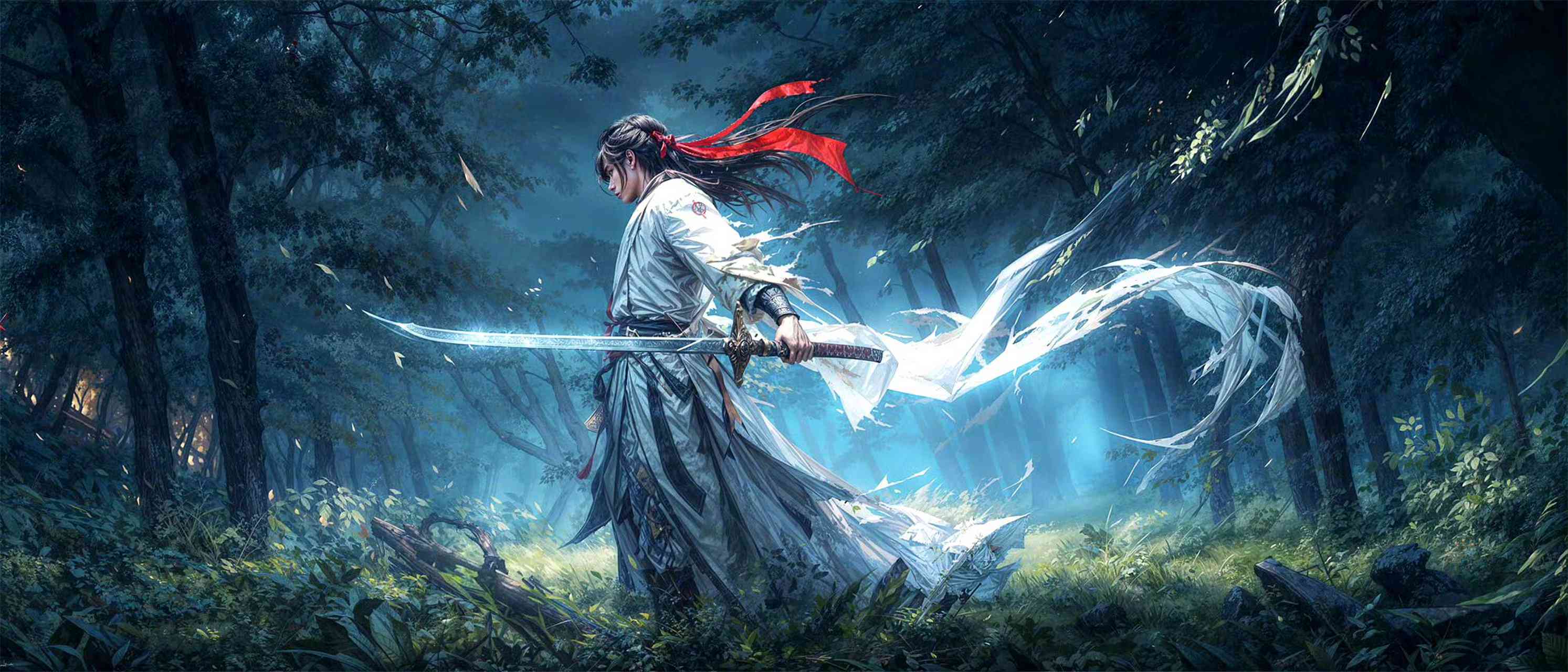 梦幻仙侠AI绘画：绘制奇幻武侠意境之美