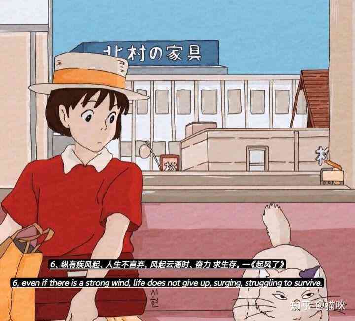 ai宫崎骏画风特效文案