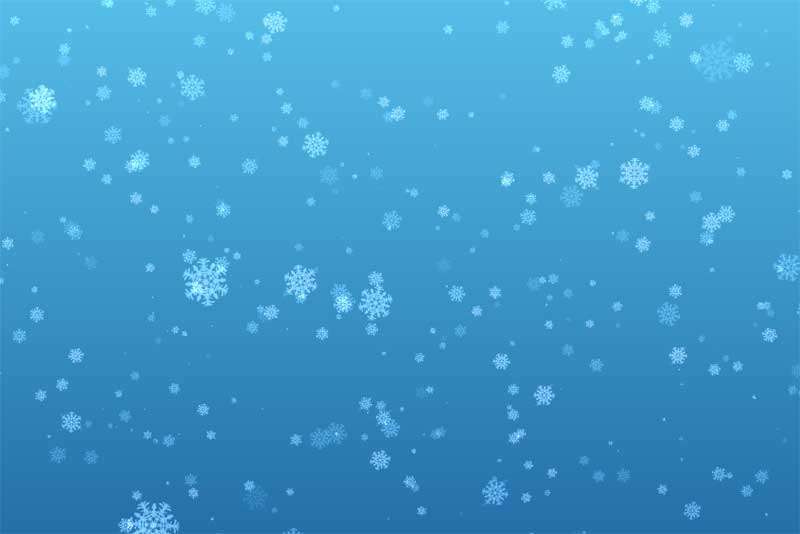 动态飘落雪花文字特效