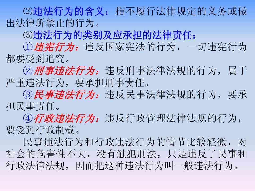 违法行为触发法律责任追究
