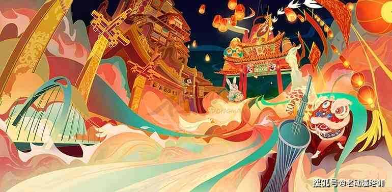 如何绘制包含中国元素的故事插画：全面指南与技巧解析