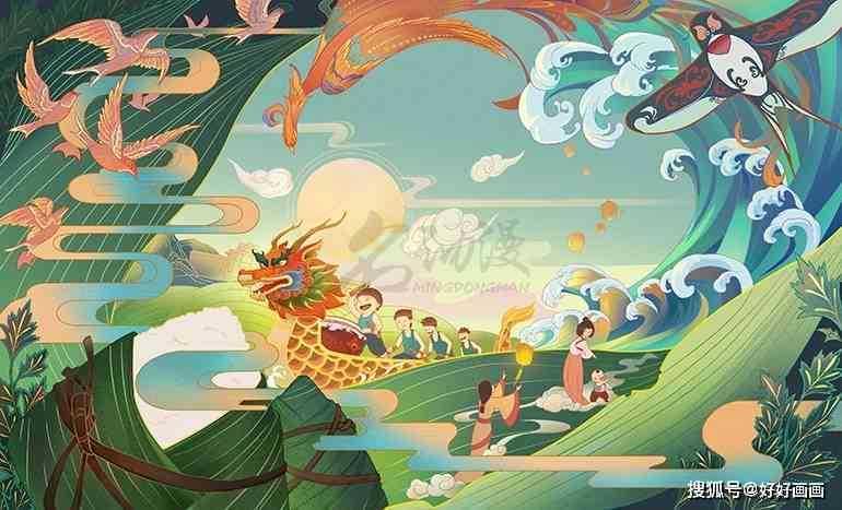 如何绘制包含中国元素的故事插画：全面指南与技巧解析