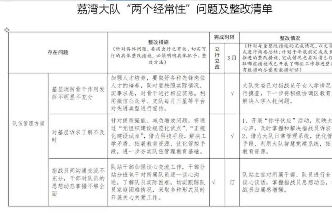 全方位检检查报告模板：涵问题排查、整改措与成效评估