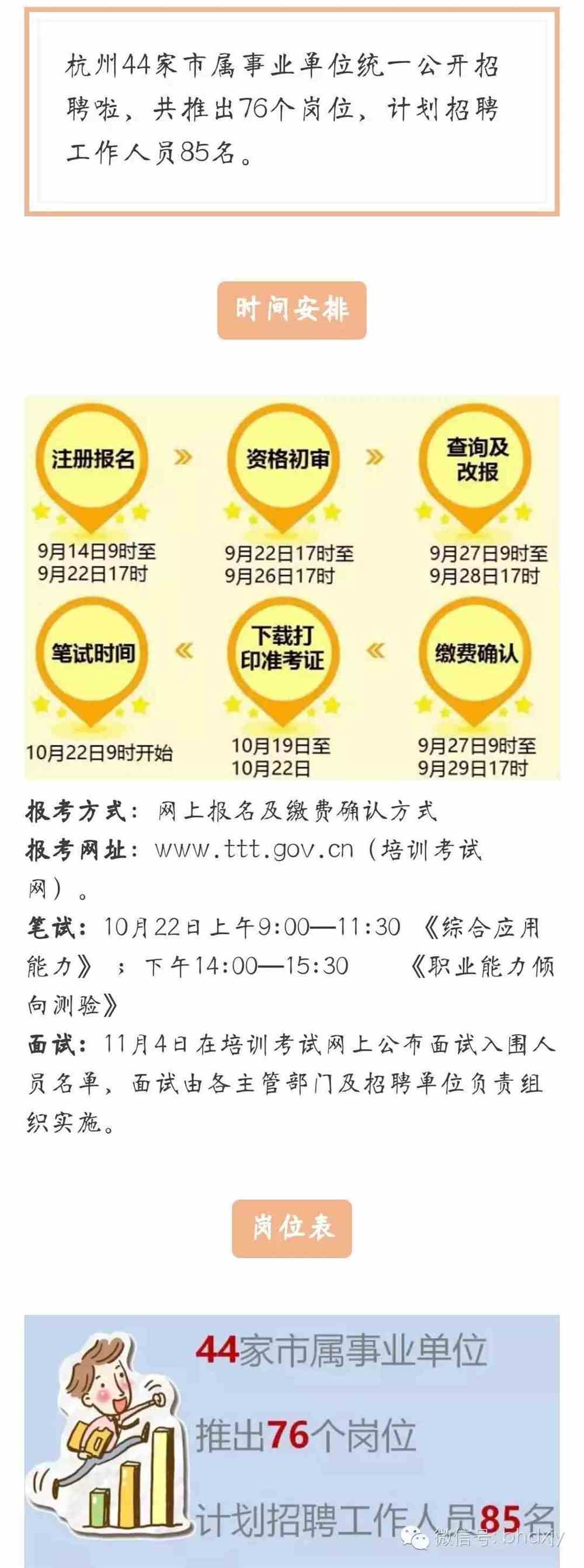 杭州事业单位单位2021年招聘网：最新招聘信息及公告汇总