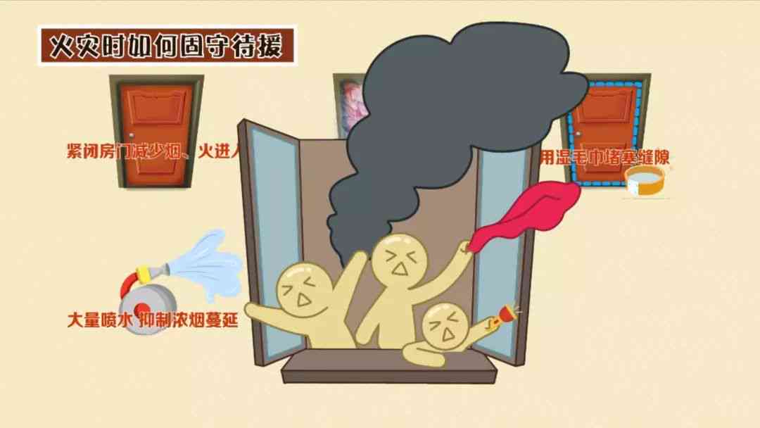 楼道发生火灾，怎么应急处置及室内求救措