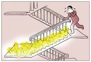 突发楼道火灾应急指南：逃生技巧与自救方法全解析