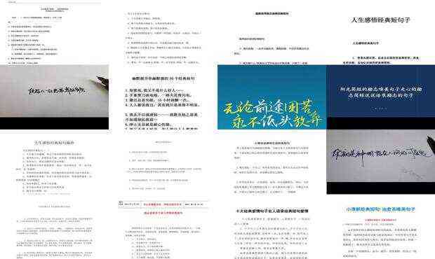 海店传文案：合集·长句短句写作范例与范文精选