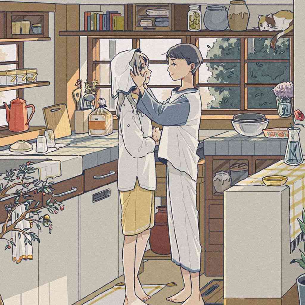 绘画素材大全：情侣插画、浪漫场景、甜蜜瞬间一网打尽