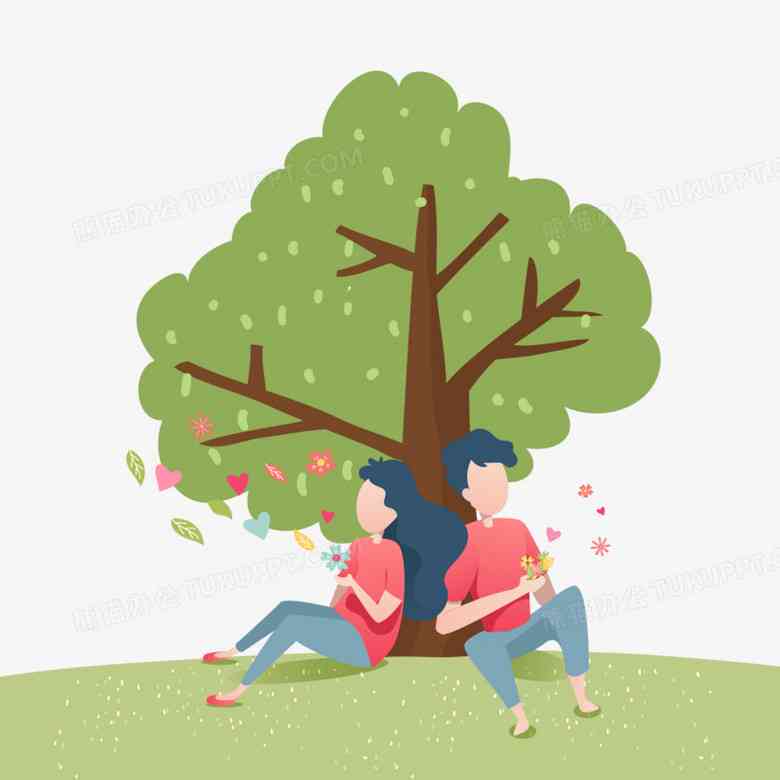 情侣插画模板大全：创意情侣绘画灵感与设计素材     