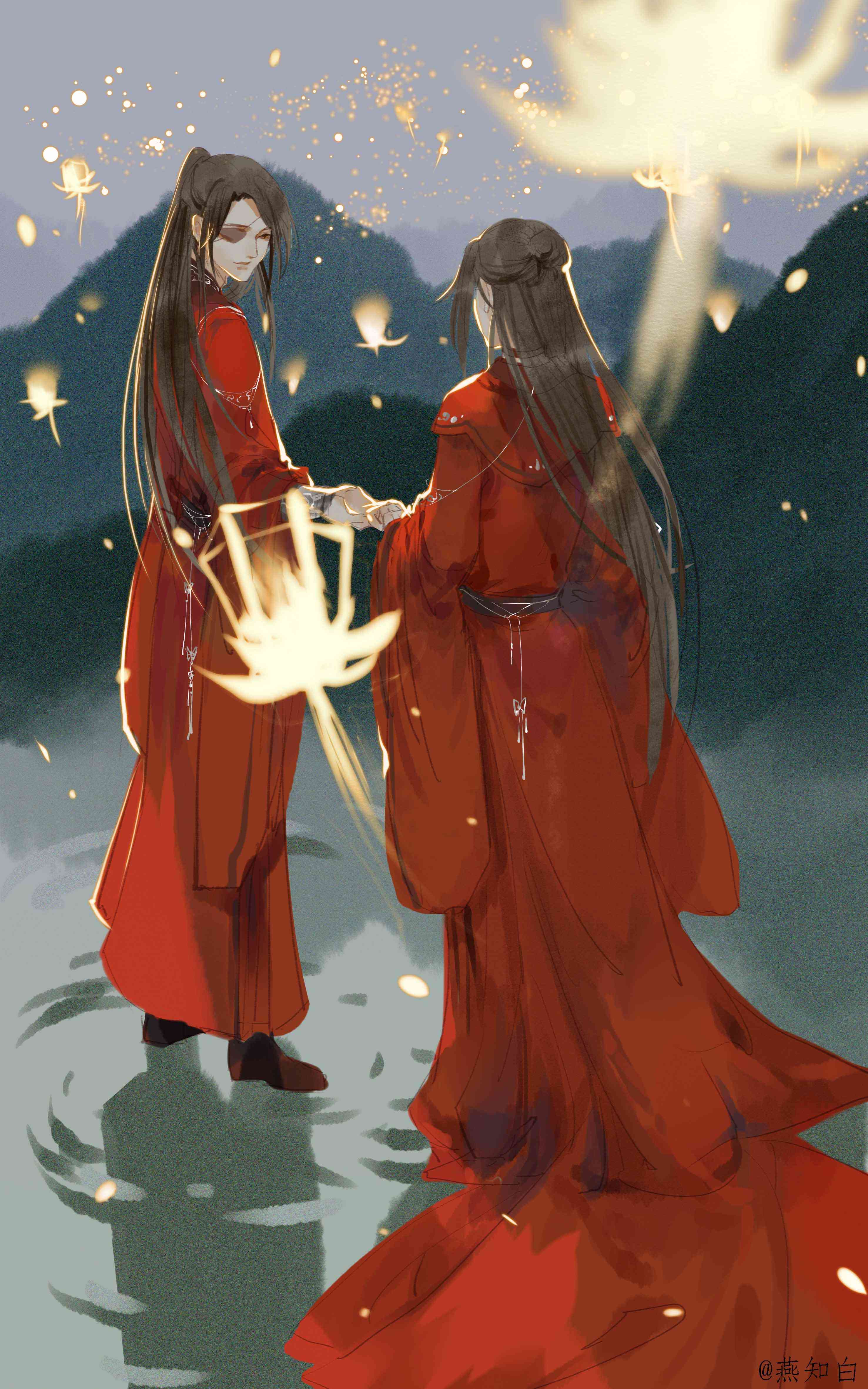 AI插画创作：天官赐福官方文案与灵感集锦，全面涵绘图技巧与文案设计指南