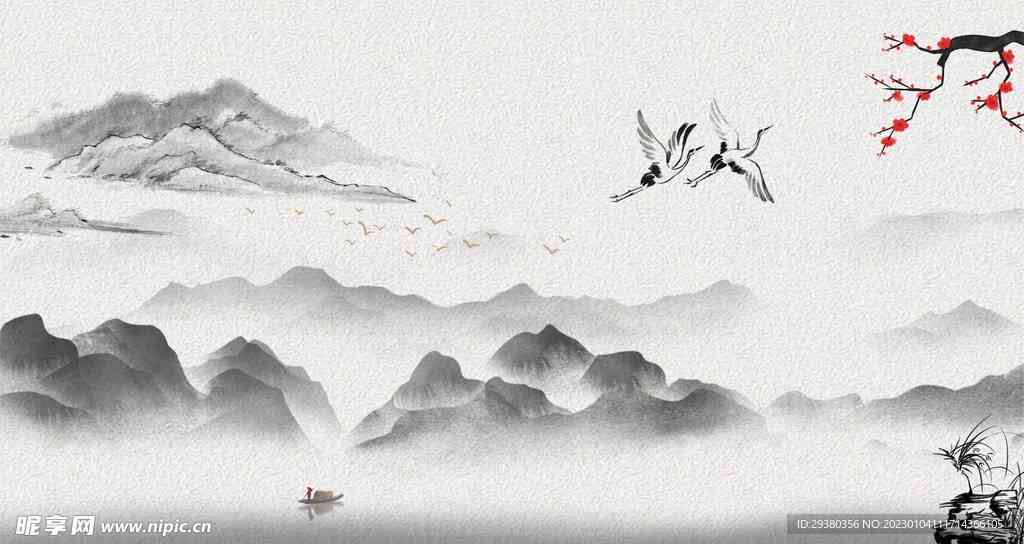 墨韵流转：水墨诗意文案集锦