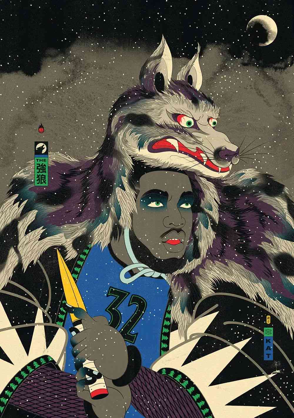 动感篮球创意插画集：激情与艺术的完美融合