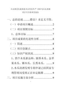 '项目可行性研究报告在线平台'