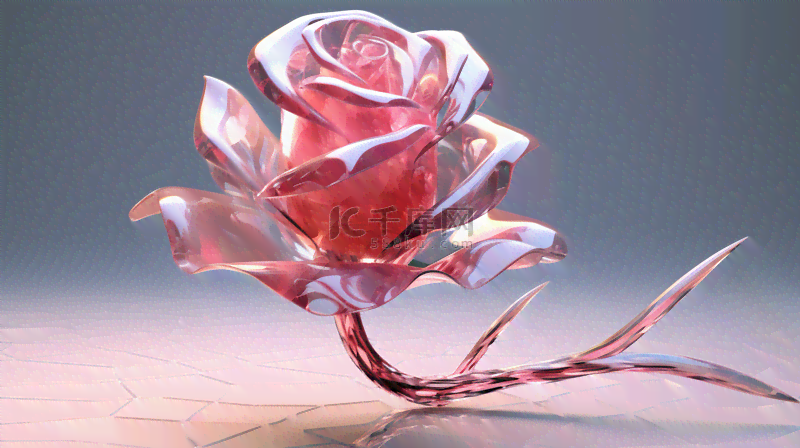 探索神秘之美：水晶玫瑰花的外观特征与魅力展现