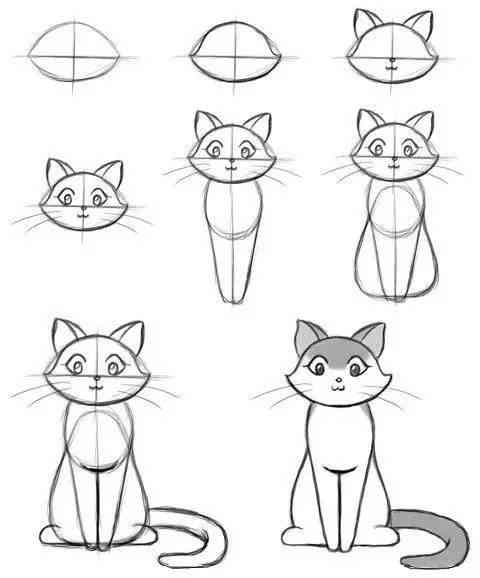 萌猫画法：简单易懂的绘制教程