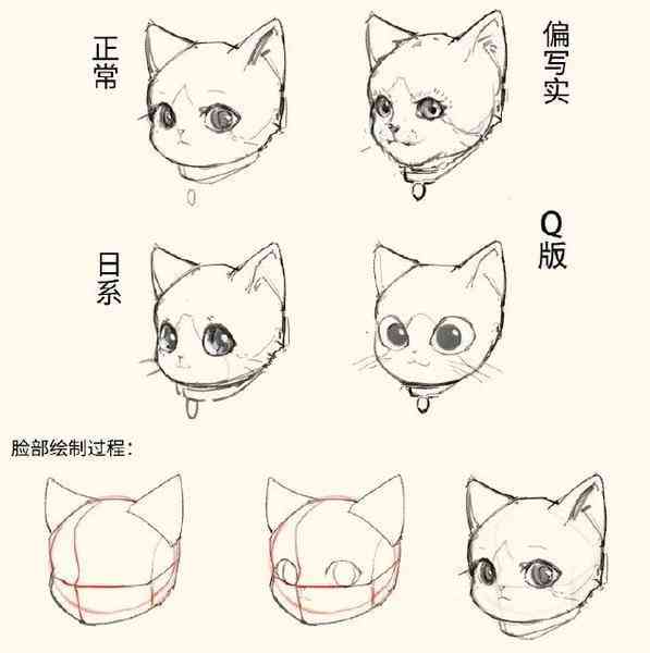 萌猫画法：简单易懂的绘制教程