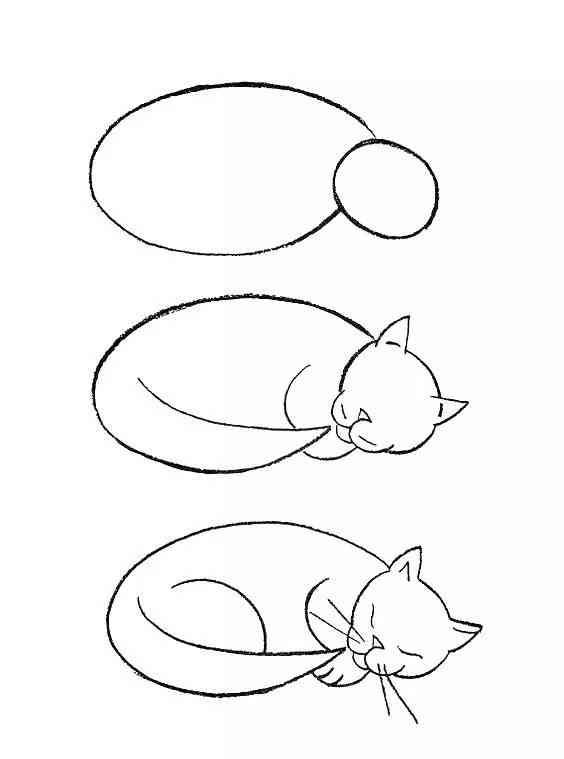 萌猫画法：简单易懂的绘制教程