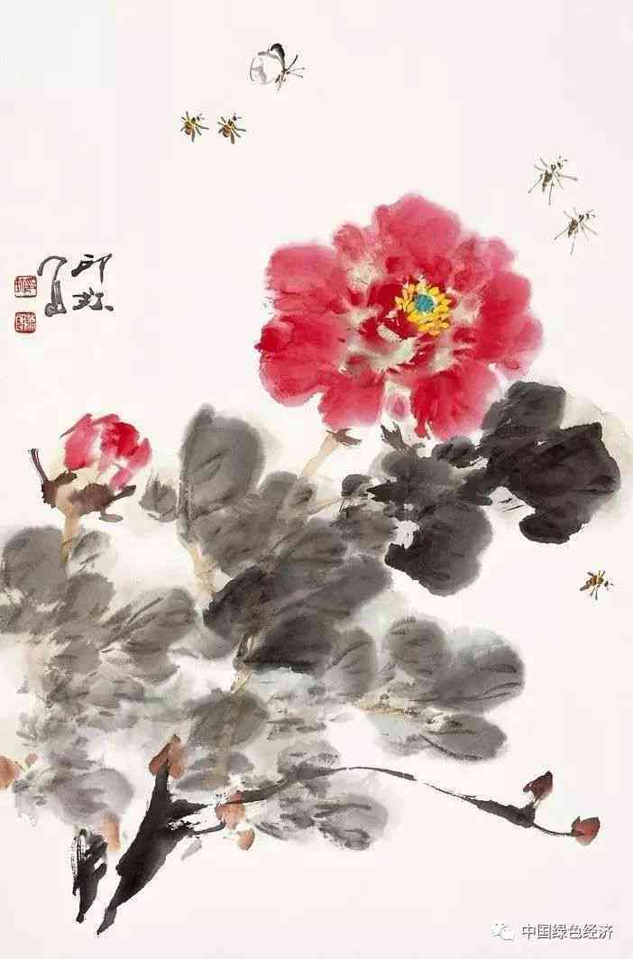 画牡丹花的说说：如何写绘牡丹心情的说说文案