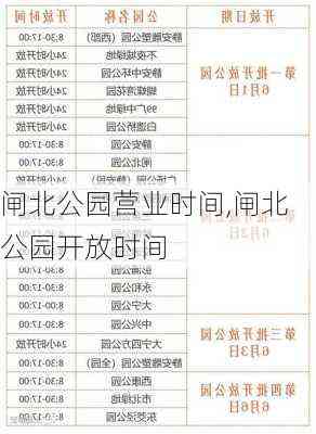 公园时代营业时间：最新查询与开门时间几点起止