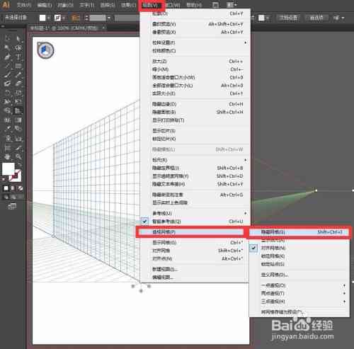 ai透视网格的实训报告怎么写：详解绘制透视网格线方法与技巧