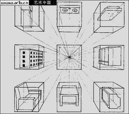AI透视网格画场景：详解透视网格用法、工具作用及绘制房子的步骤