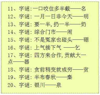谜语写字：写字谜底谜语，猜字谜创作指南