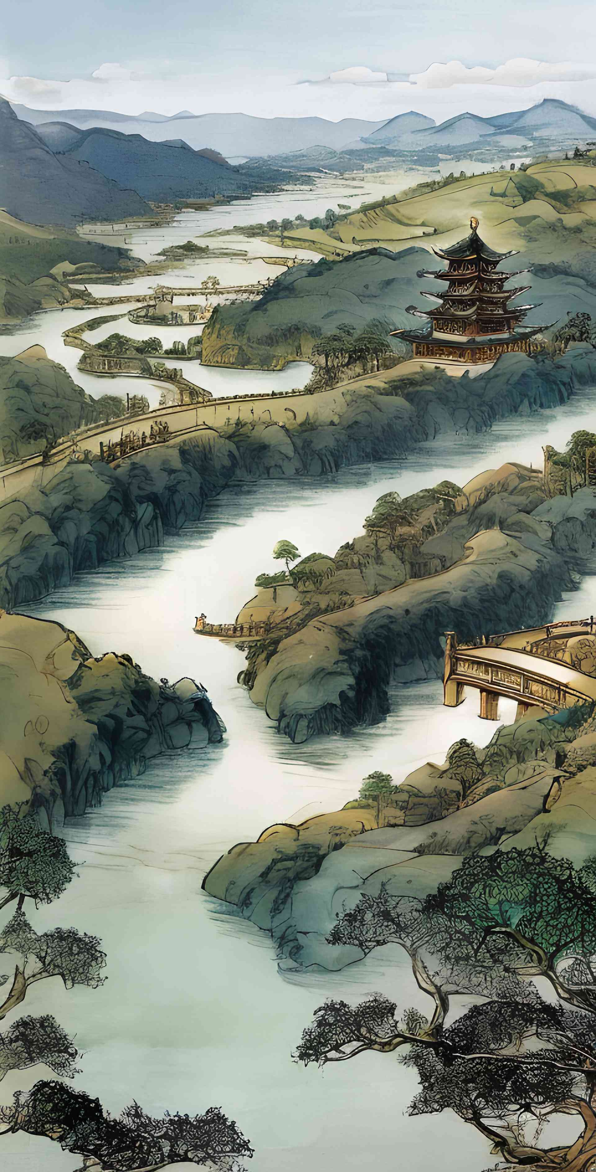 人工智能如何巧妙绘制中国山水画艺术