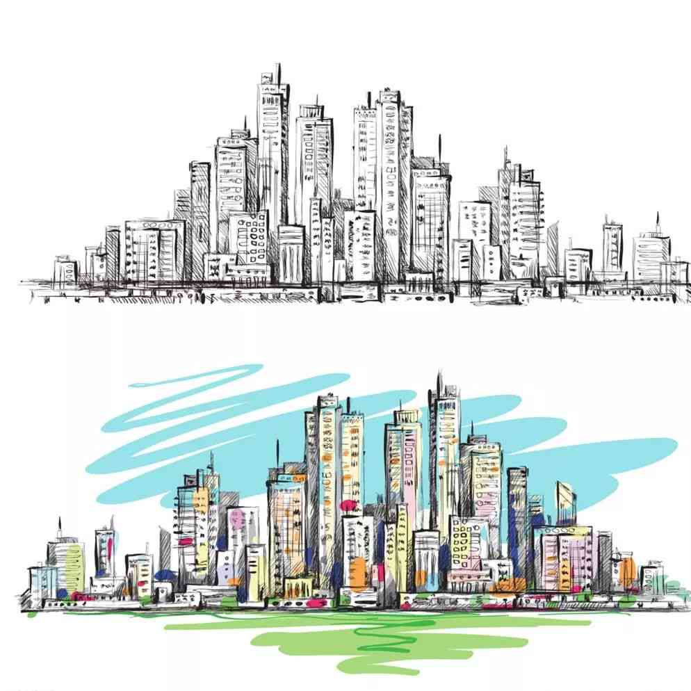 都市风情：城市建筑插画命名指南