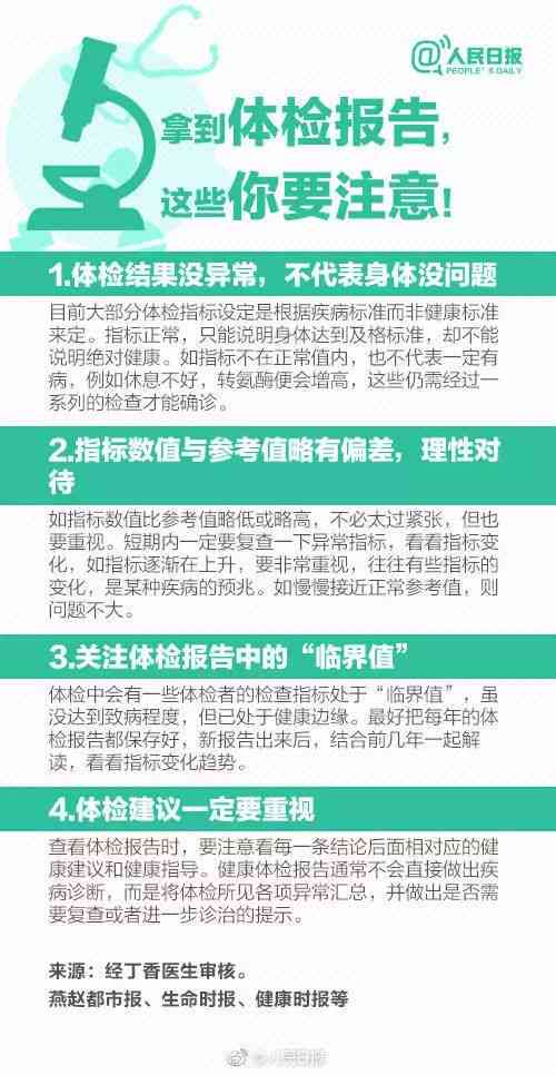 健体检专业术语解读指南