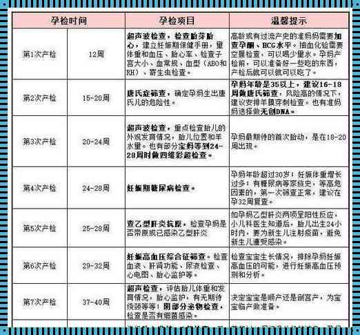 孕期全息检查报告单详解：解读各项指标与注意事项