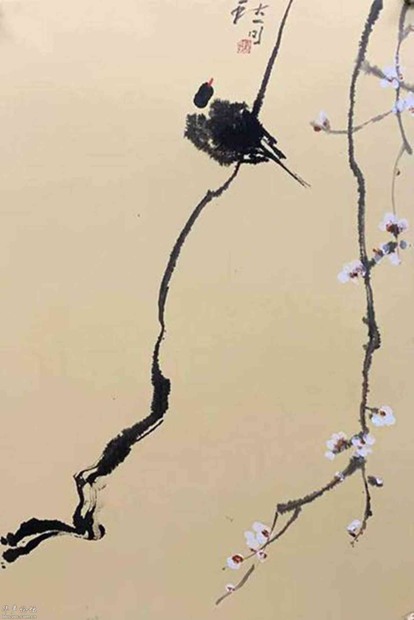 ai国画一等奖作品：简单爱国画作展示