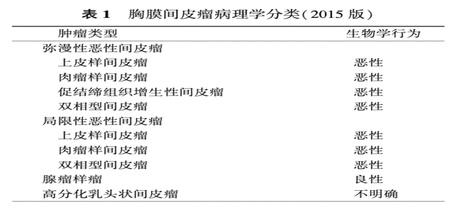 胸膜间皮瘤患者生存期限与治疗响应相关性探究