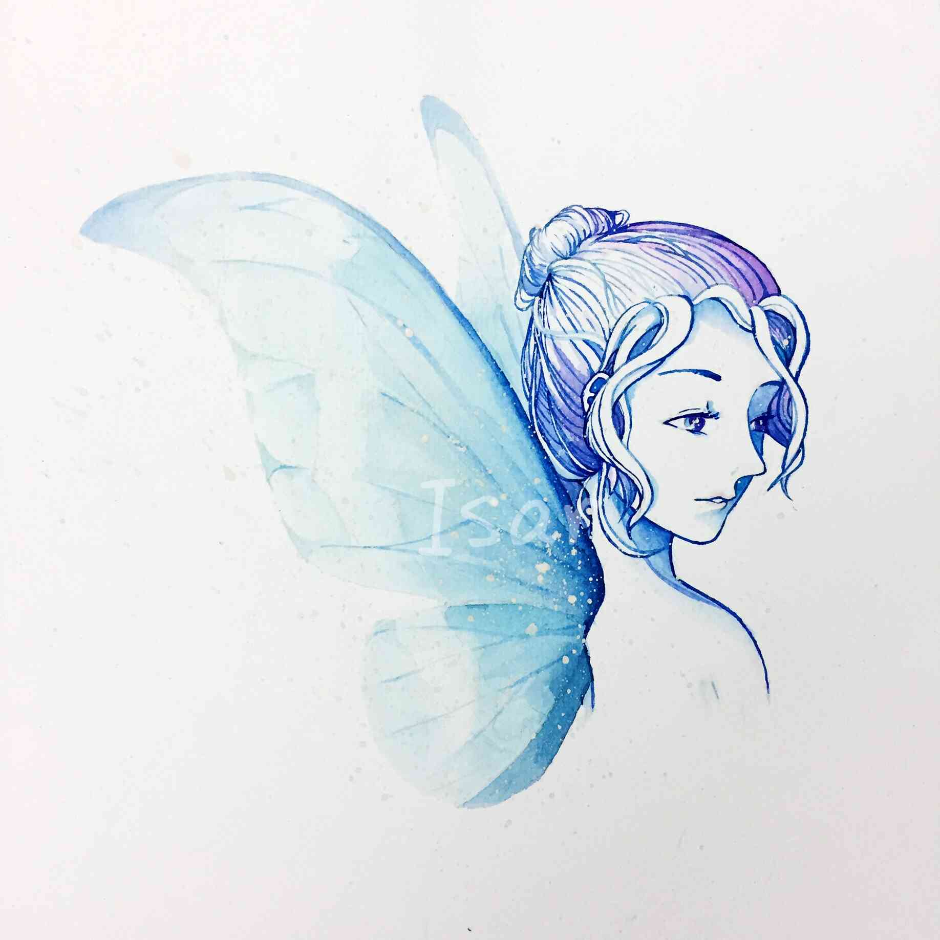 用ai创作水彩人物