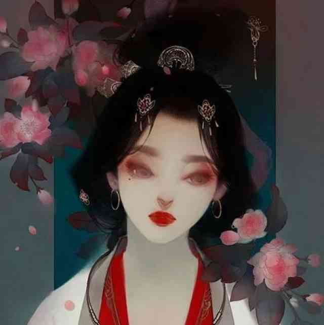 ai创作古风柔女生