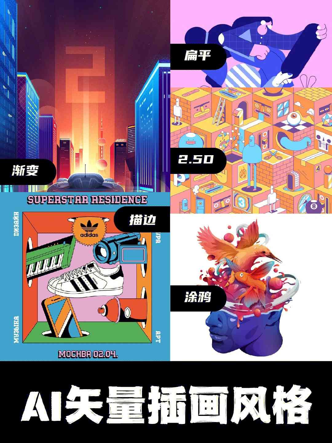 ai绘画创作新的流派包括