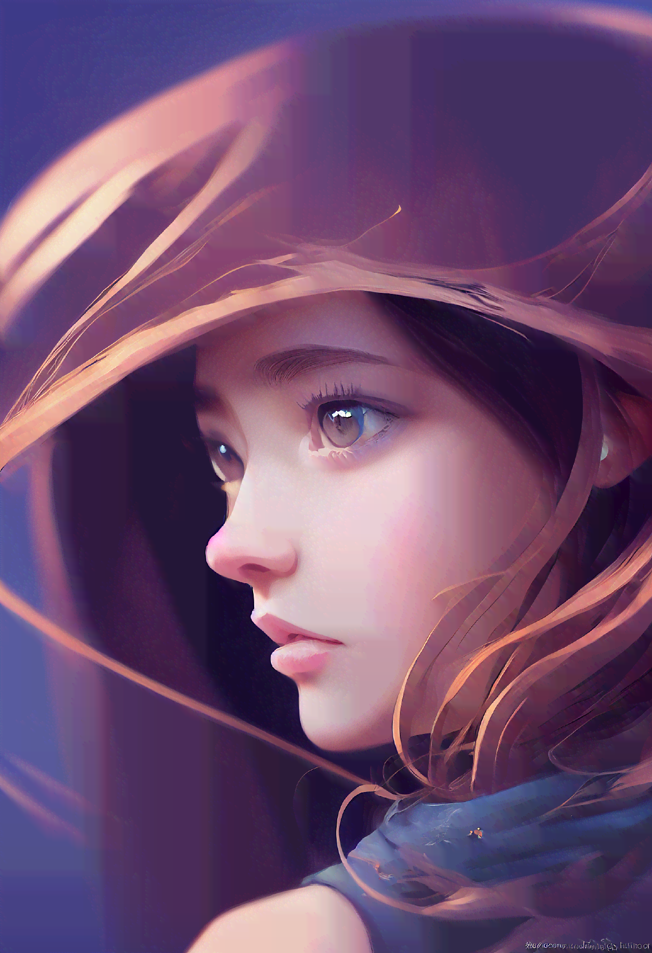 ai绘画美女     姐文案