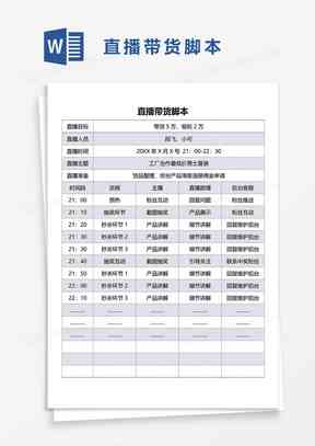 ai生活类脚本模板生成