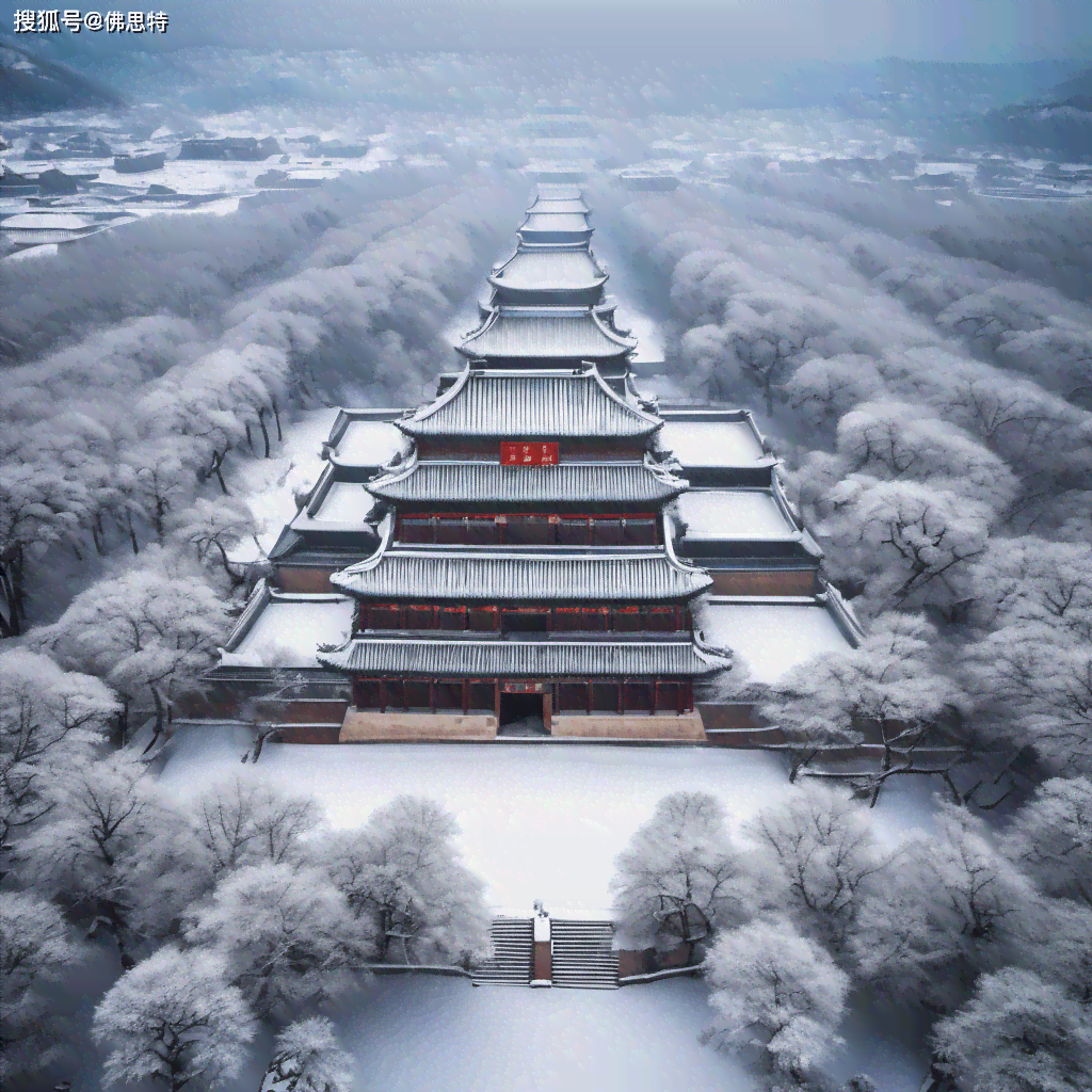 ai创作雪景风景