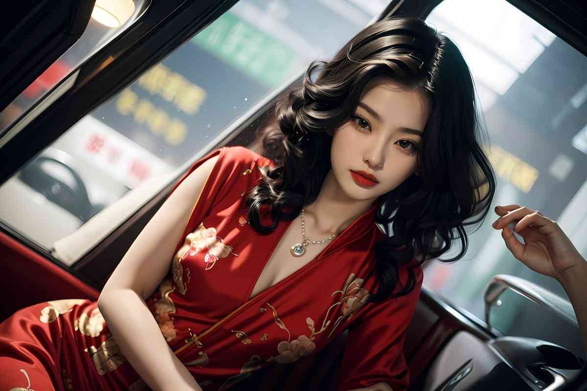 ai绘画文案高级感美女